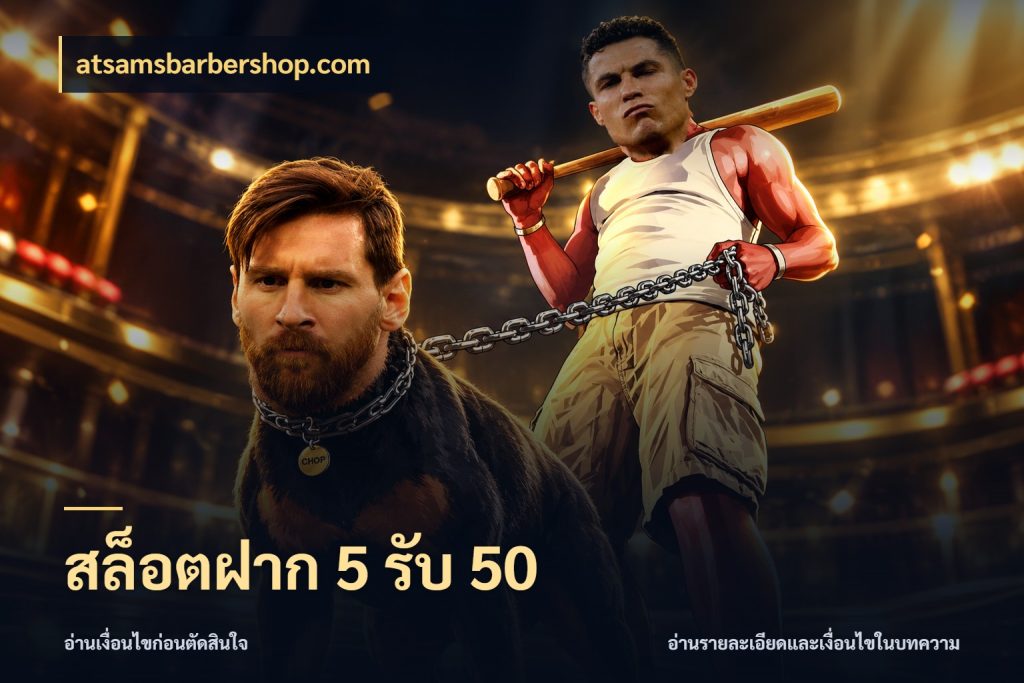 สล็อตฝาก 5 รับ 50 สายโบนัสเลือกจังหวะสนุกได้อย่างไร ในมุม atsamsbarbershop.com