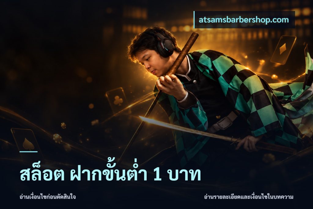 สล็อต ฝากขั้นต่ำ 1 บาท