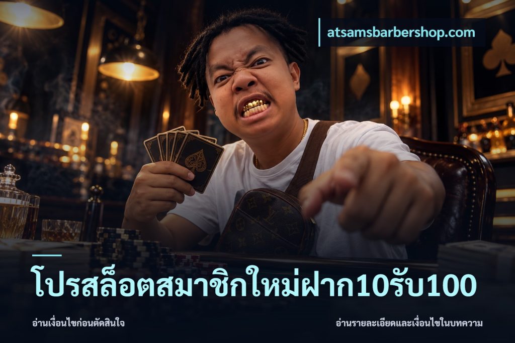 โปรสล็อตสมาชิกใหม่ฝาก10รับ100
