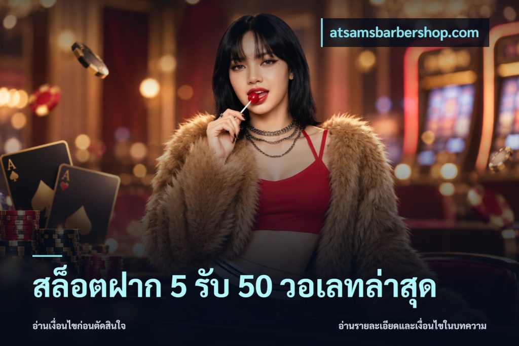 สล็อตฝาก 5 รับ 50 วอเลทล่าสุด