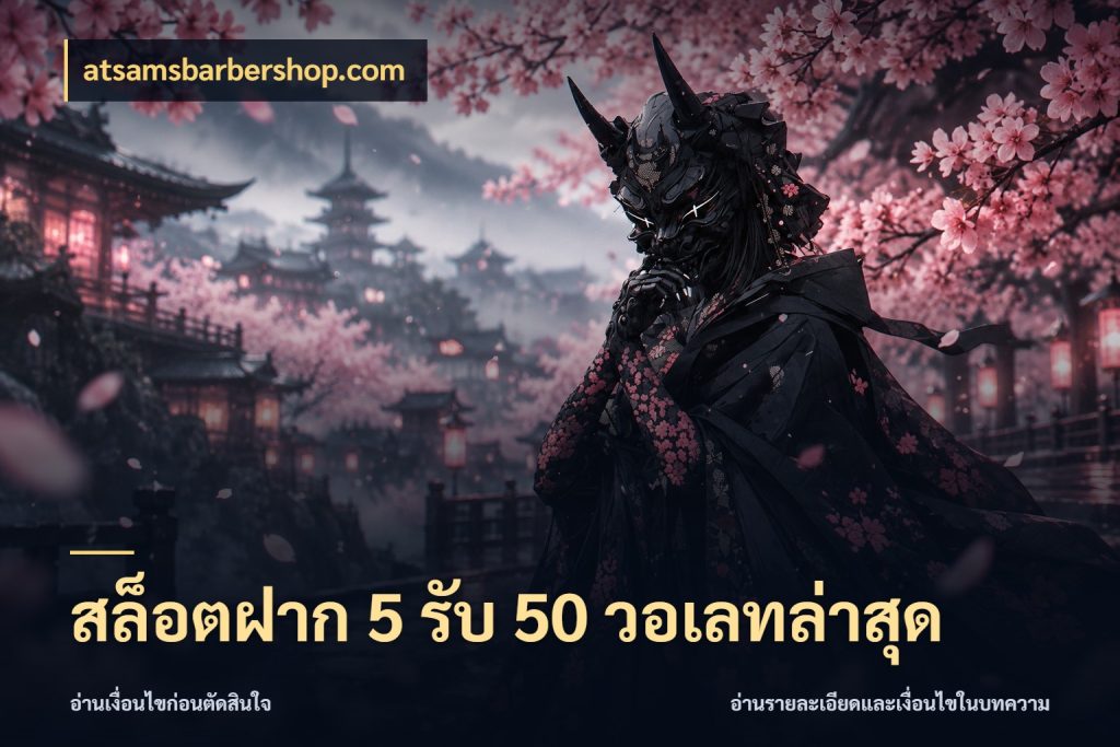 สล็อตฝาก 5 รับ 50 วอเลทล่าสุด สีสันของโปรฝากและยอดรับ สไตล์ atsamsbarbershop.com