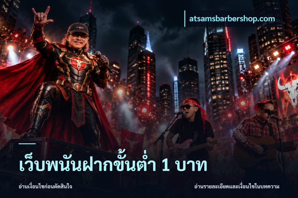 เว็บพนันฝากขั้นต่ำ 1 บาท