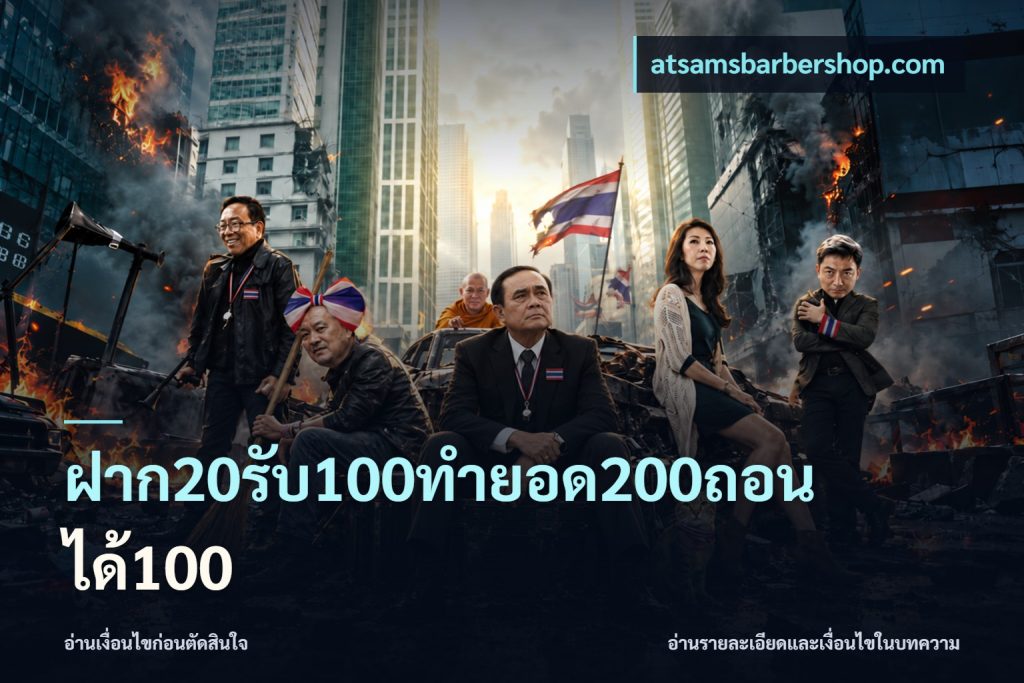 ฝาก20รับ100ทํายอด200ถอนได้100
