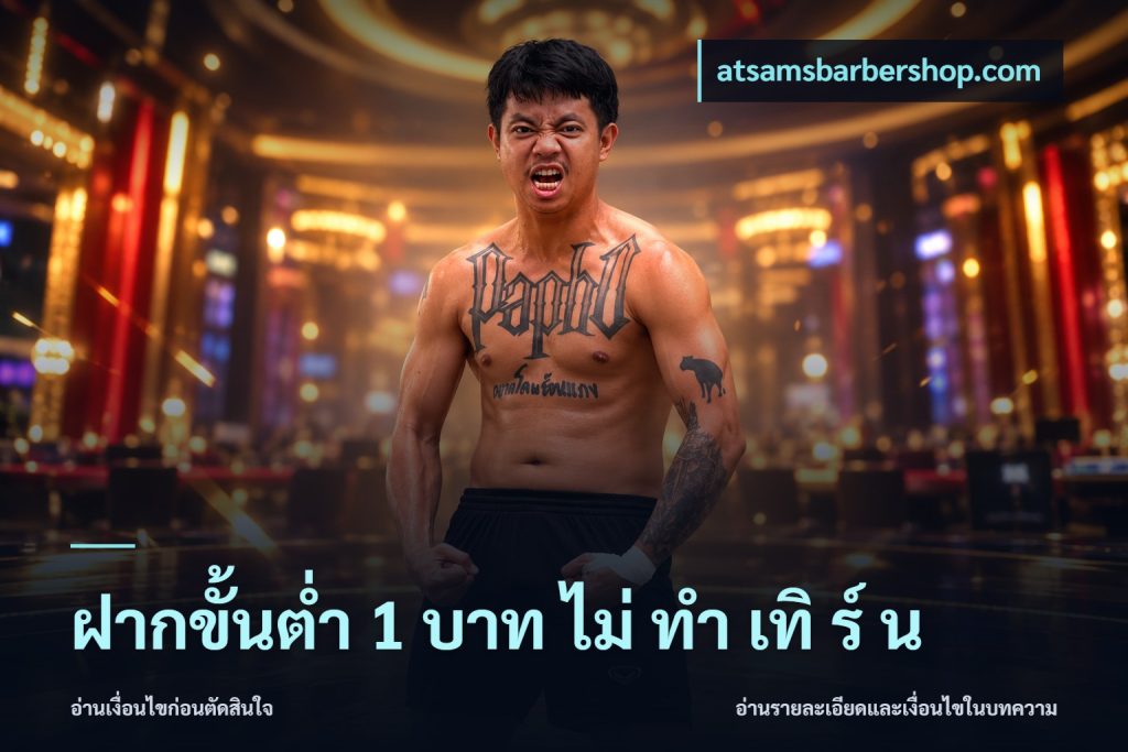 ฝากขั้นต่ำ 1 บาท ไม่ ทำ เทิ ร์ น
