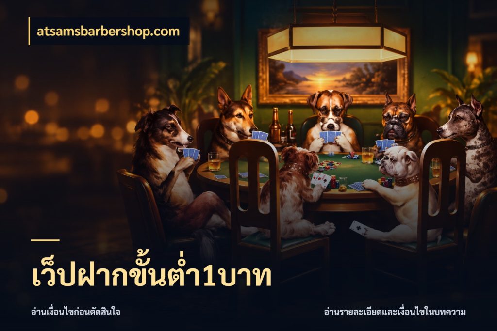 เว็ปฝากขั้นต่ำ1บาท จำนวนเริ่มต้นกับรายละเอียดที่สายเกมสนใจ กับ atsamsbarbershop.com