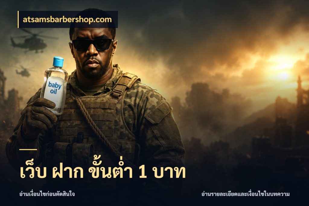 เว็บ ฝาก ขั้นต่ำ 1 บาท atsamsbarbershop.com ทุนเบาก็มีสีสันในจังหวะของคุณ