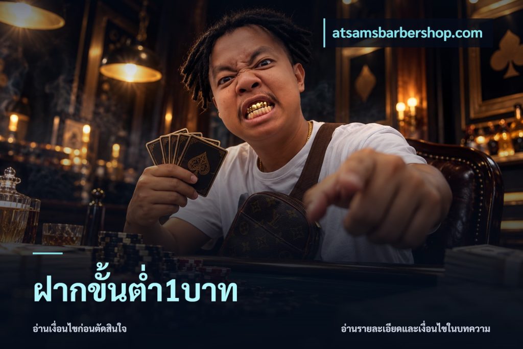 ฝากขั้นต่ำ1บาท