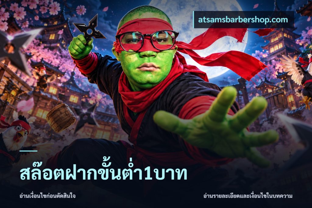 สล๊อตฝากขั้นต่ำ1บาท