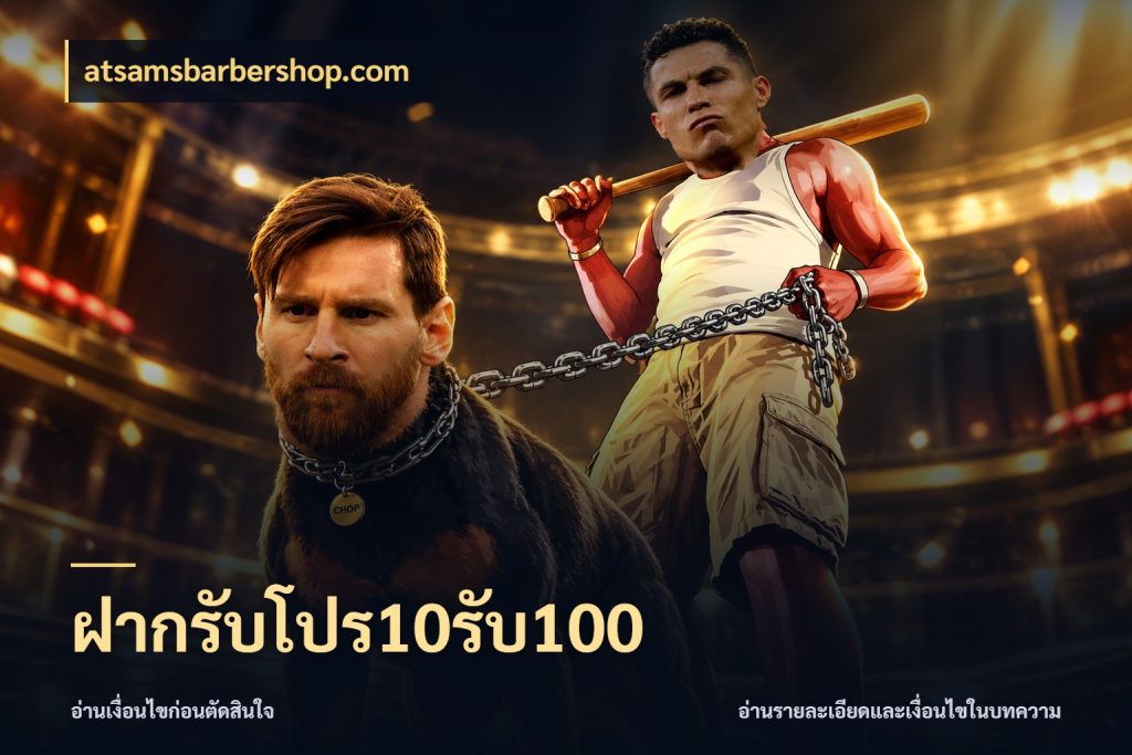 ฝากรับโปร10รับ100 เครดิตกับรูปแบบโปรที่ตรงใจ สไตล์ atsamsbarbershop.com