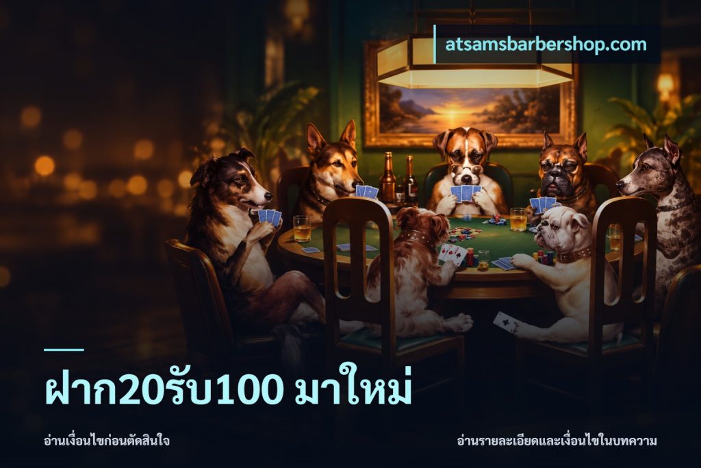ฝาก20รับ100 มาใหม่