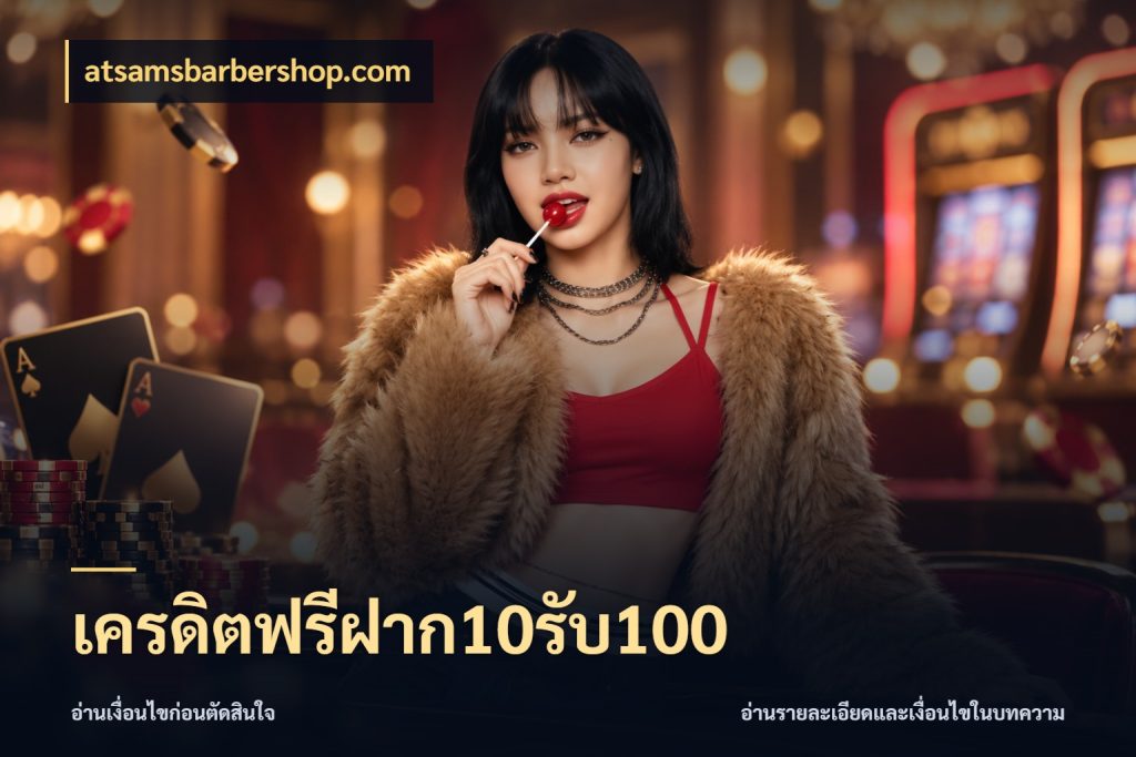 เครดิตฟรีฝาก10รับ100 เปิดมุมโปรให้เข้ากับเกมแนวโปรด ในมุม atsamsbarbershop.com
