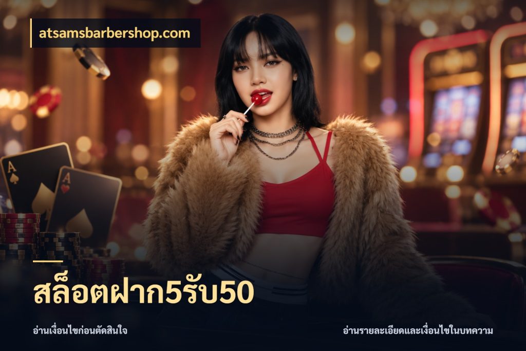 สล็อตฝาก5รับ50 จับประเด็นยอดรับก่อนเลือกความสนุก สไตล์ atsamsbarbershop.com