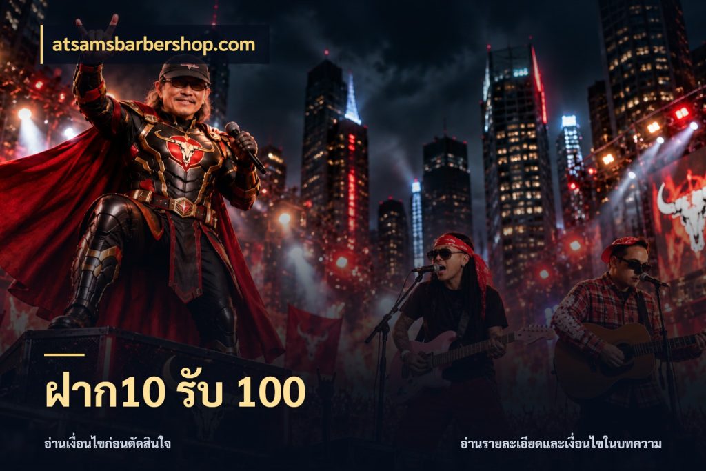 ฝาก10 รับ 100 atsamsbarbershop.com เครดิตกับรูปแบบโปรที่ตรงใจ