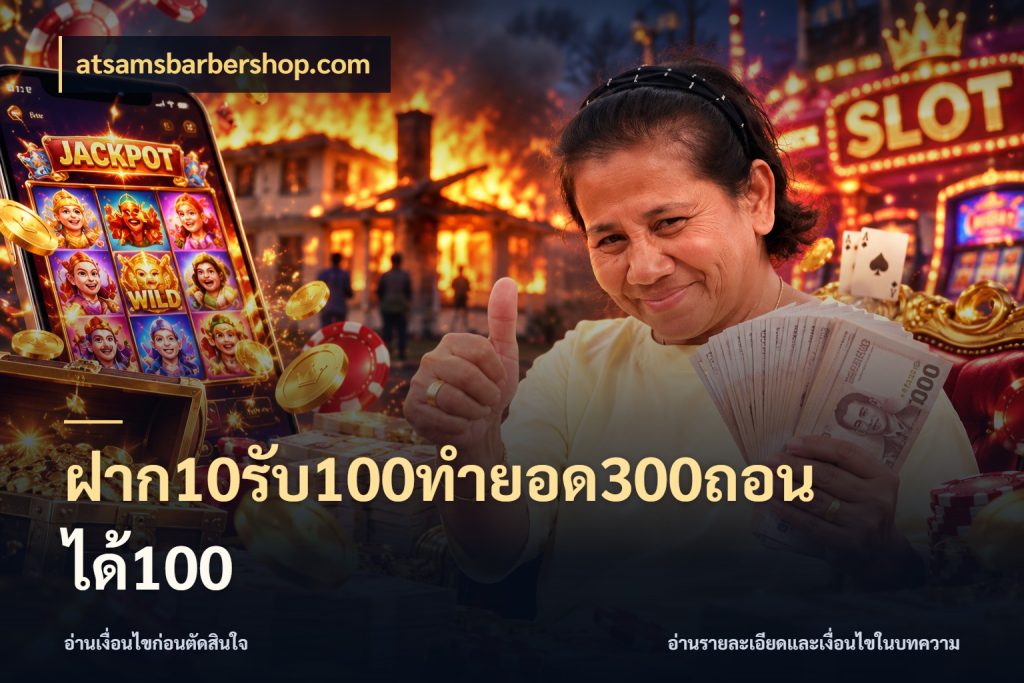 ฝาก10รับ100ทํายอด300ถอนได้100 โปรกับเกมที่ชอบเลือกให้ตรงสไตล์ สไตล์ atsamsbarbershop.com