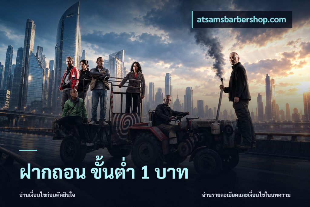 ฝากถอน ขั้นต่ำ 1 บาท